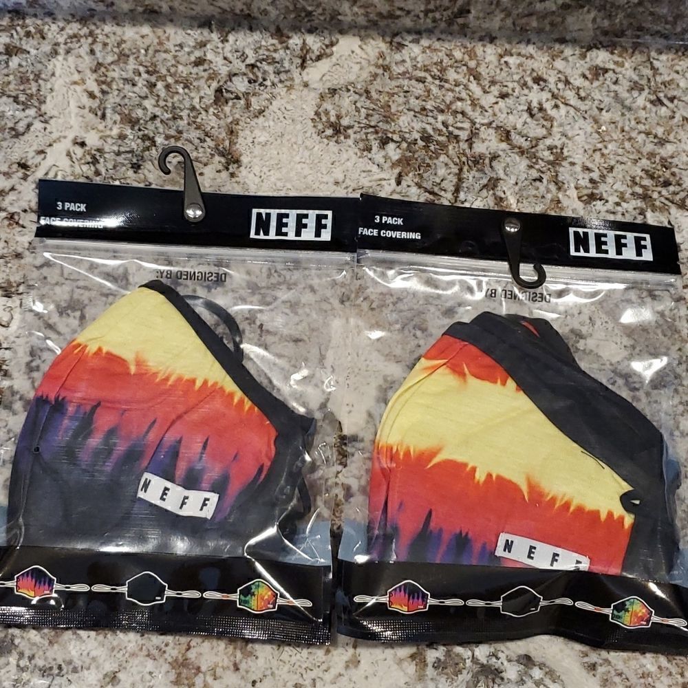 NEFF 2 sets of 3 Face Masks NWT - Picture 2 of 6